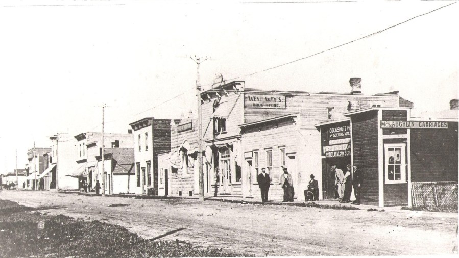 Westaway Pharmacy exterior - 1910
